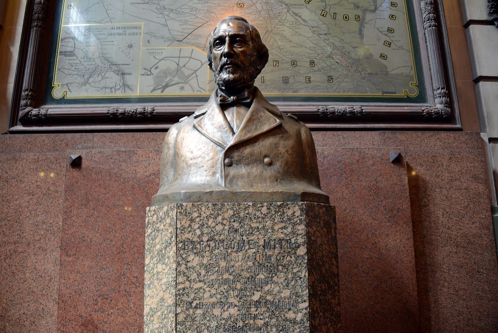 16 Statue Of General Bartolome Mitre Inside FCC Mitre Retiro Railway Station Buenos Aires